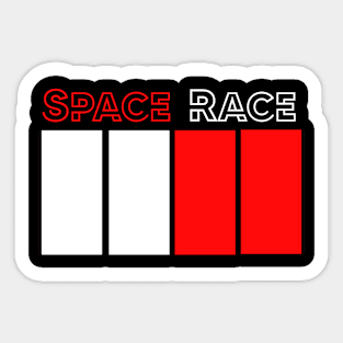 Space Race Sticker